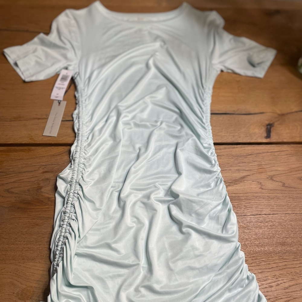 Babaton • Ruched T-Shirt Dress • Bodycon • Small